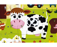 Janod Puzzle sensoryczne 20 elementów Farma - 1008606 - zdjęcie 8